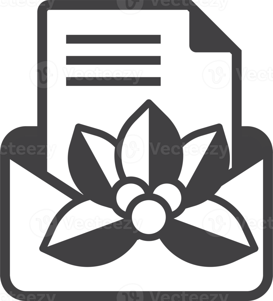 illustration de carte d'invitation de noël dans un style minimal png