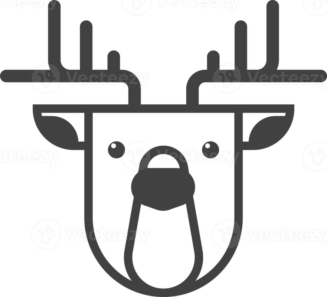 rendier illustratie in minimaal stijl png