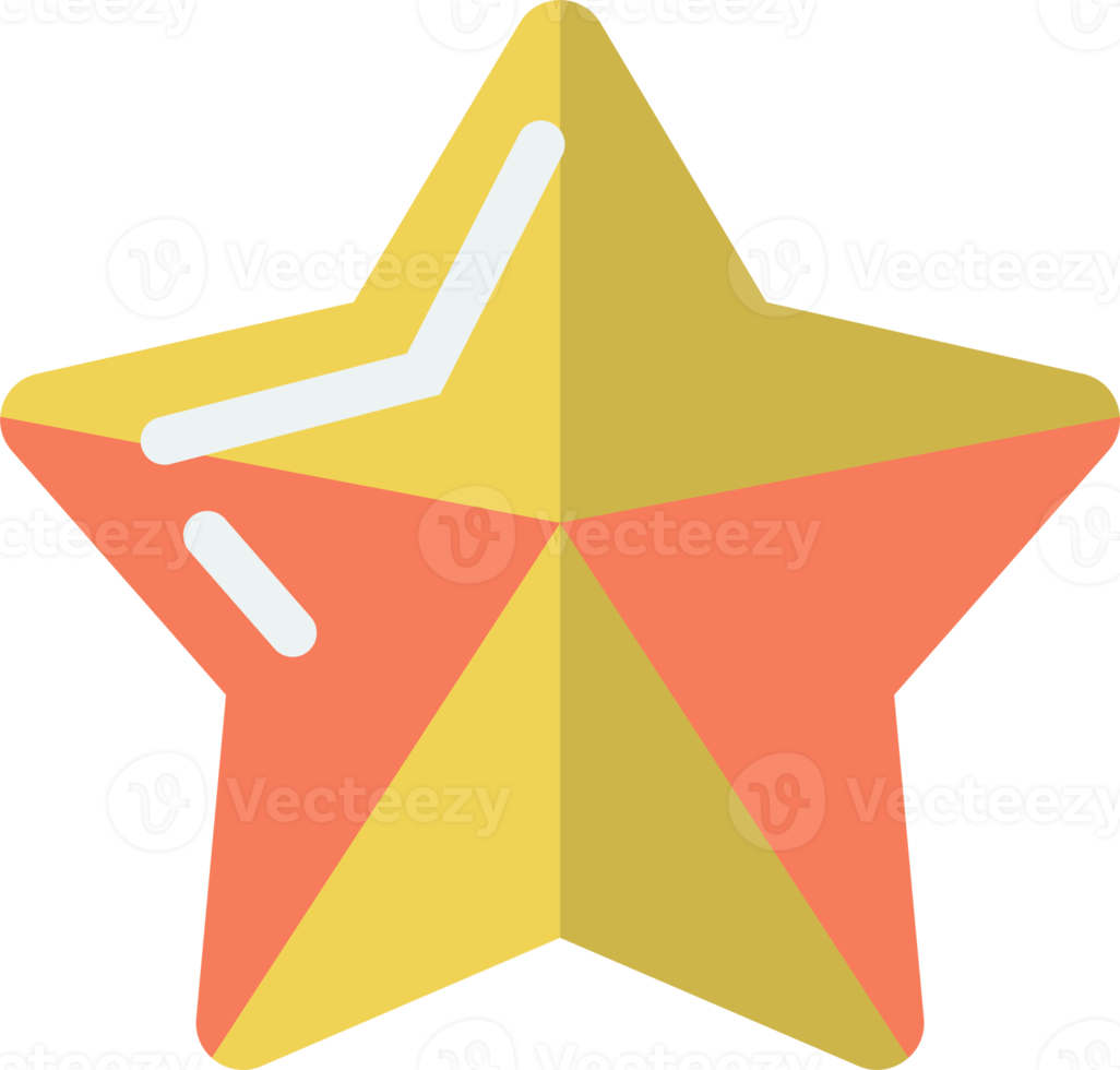 star illustration in minimal style png