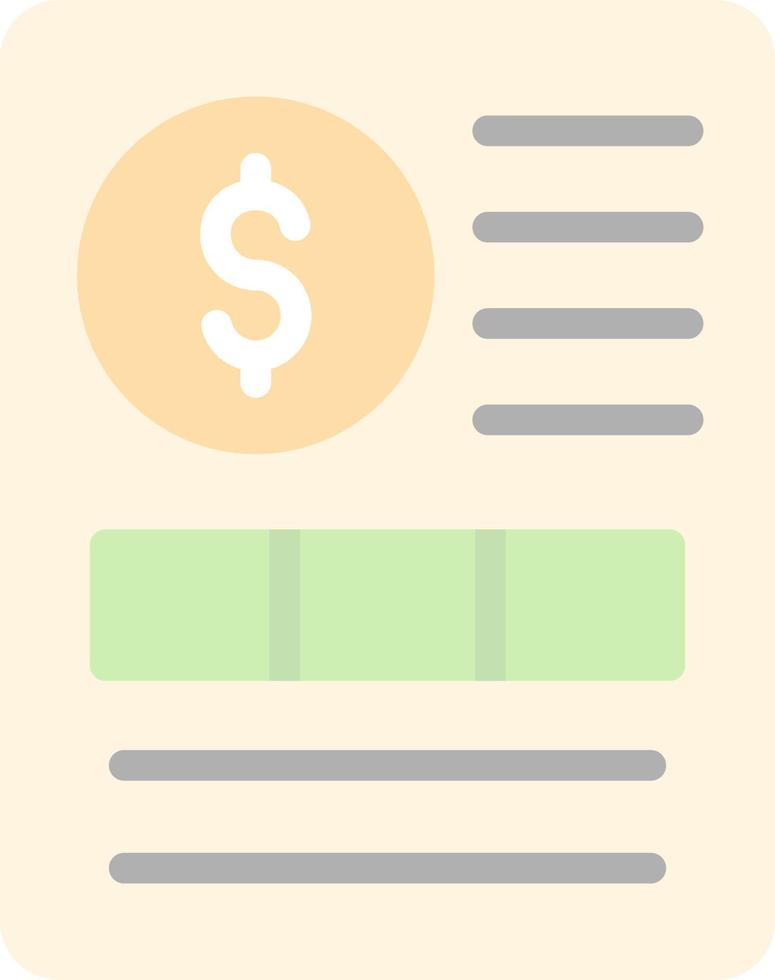 Invoice Vector Icon Design