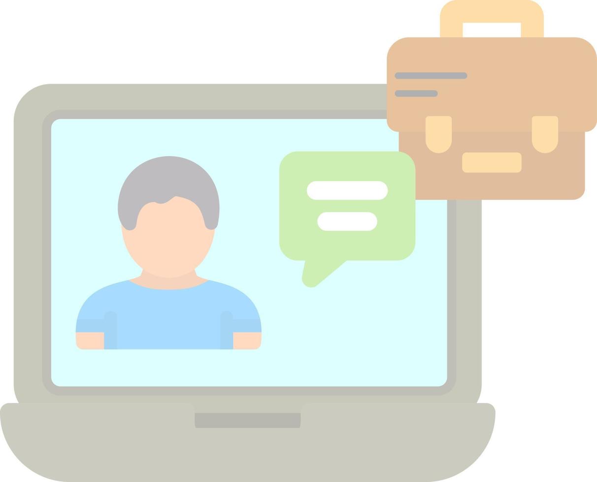 Business Chat Vector Icon Design
