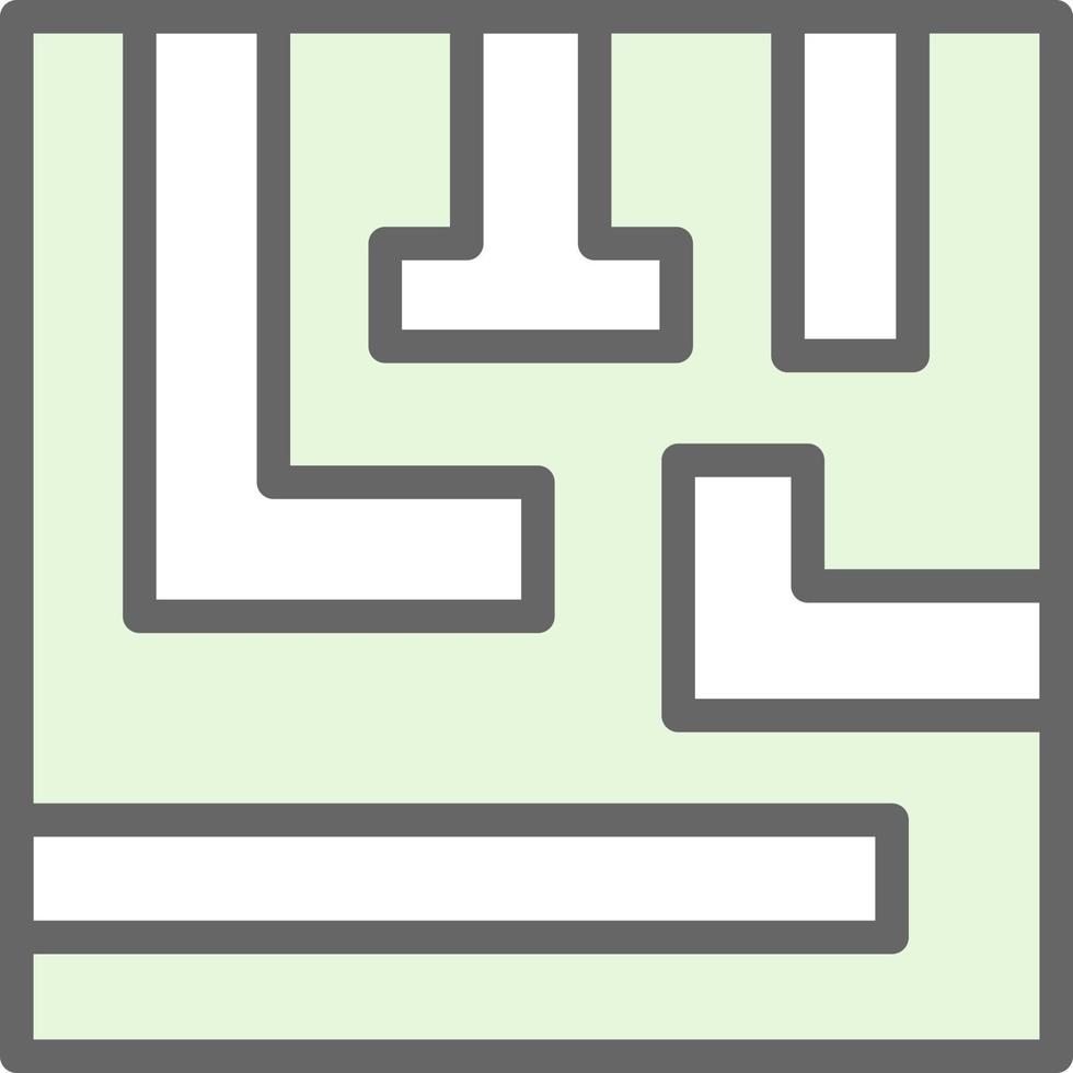 Maze Vector Icon Design