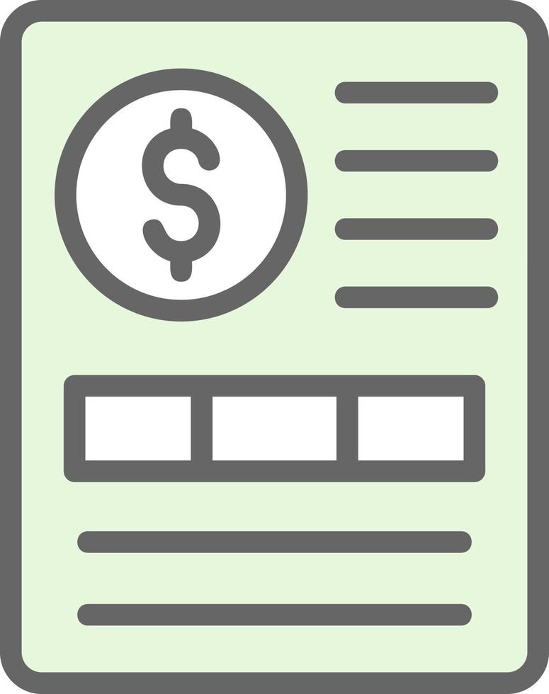 Invoice Vector Icon Design