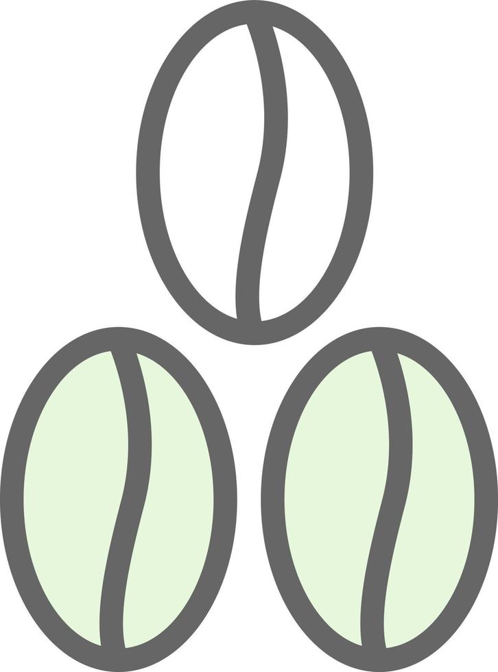 Bean Vector Icon Design
