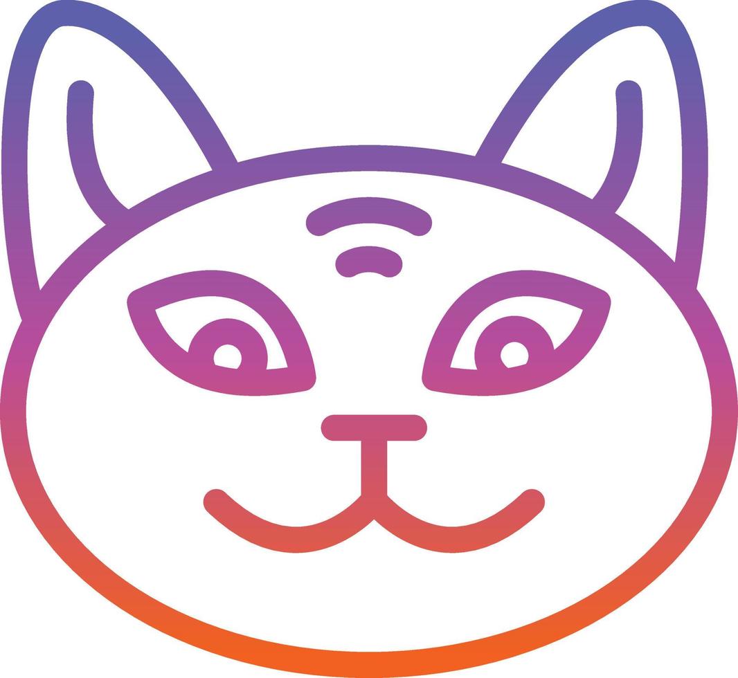 Cat Vector Icon Design