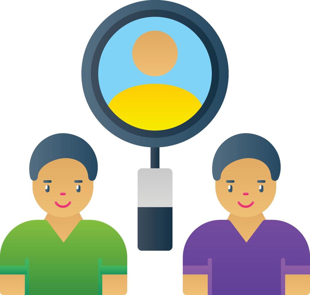 Hr Outsourcing Vector Icon Design