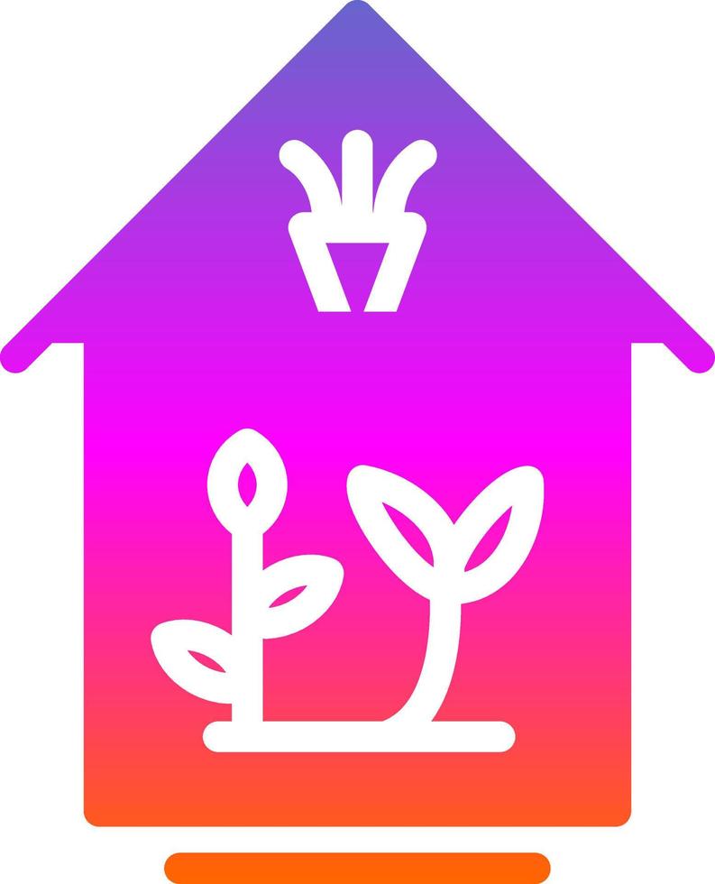 Greenhouse Vector Icon Design