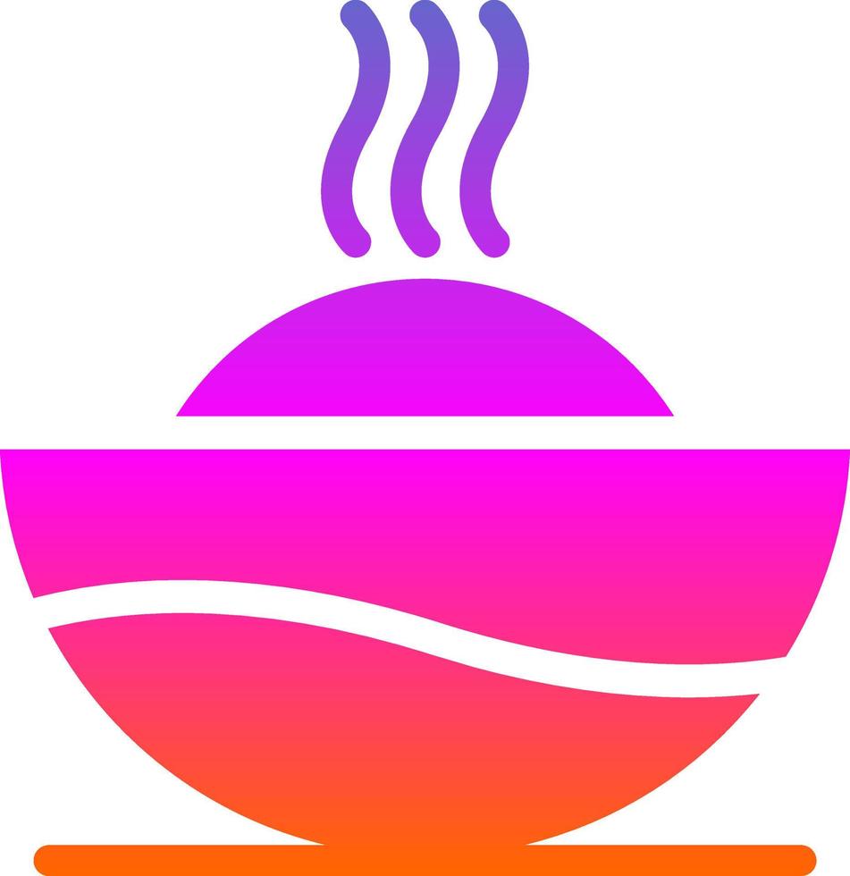 Bowl Vector Icon Design