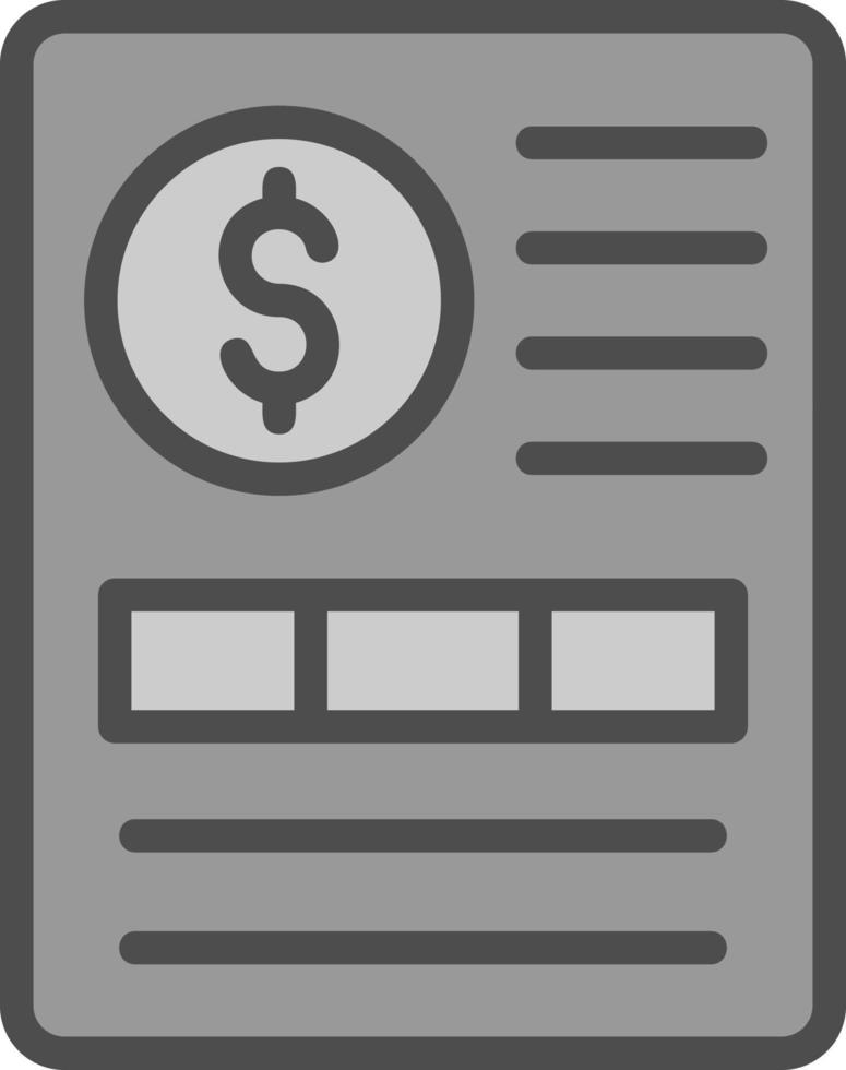 Invoice Vector Icon Design