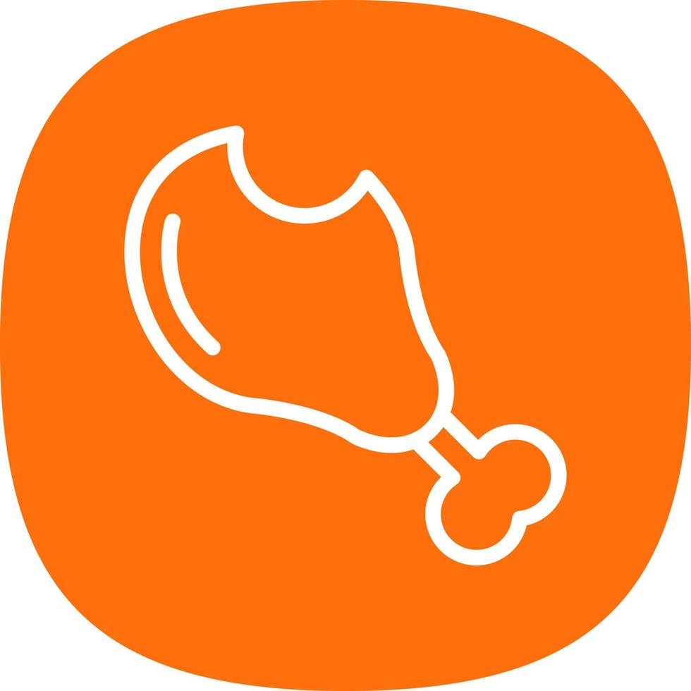 Chicken Vector Icon Design