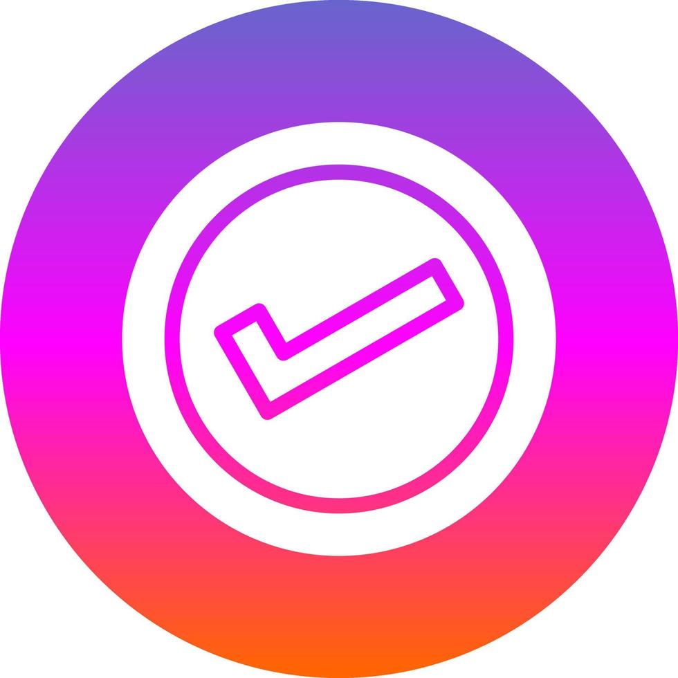 Checkmark Vector Icon Design