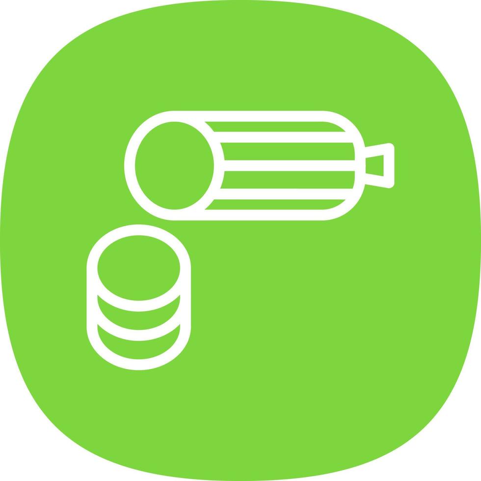 Salami Vector Icon Design