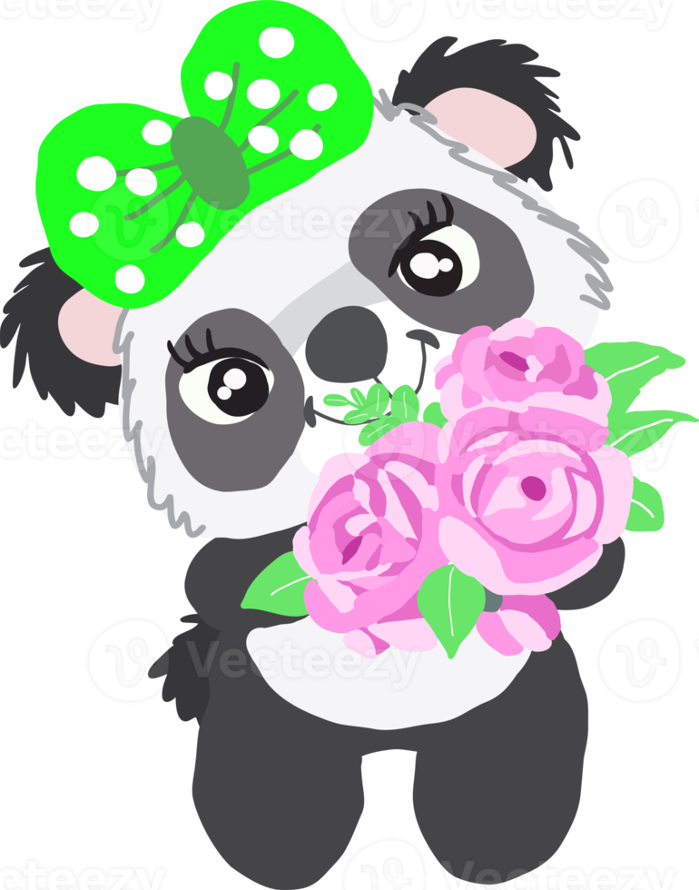 Panda fofo png