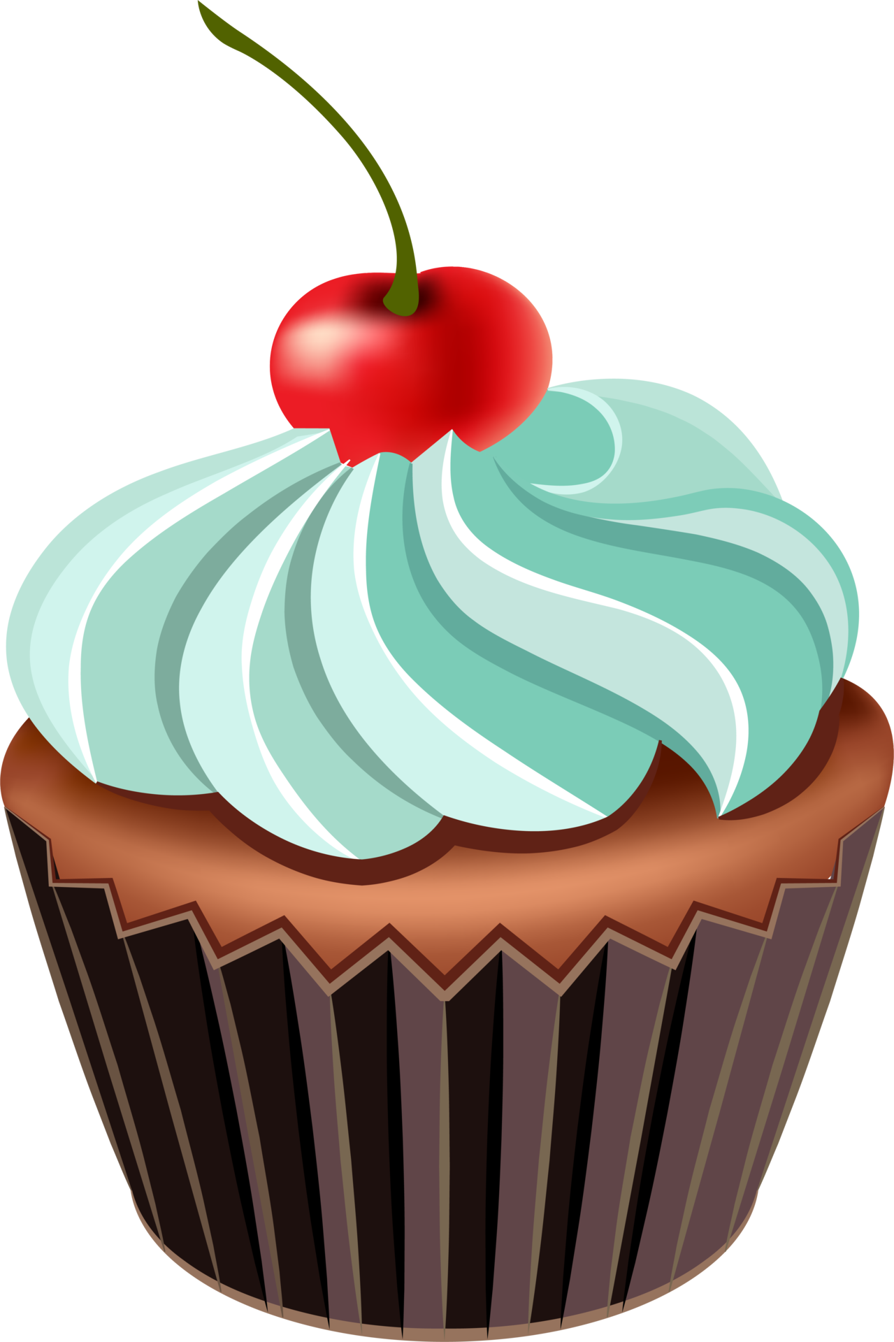 Free Schokoladen-Cupcake mit Kirsche 16416379 PNG with Transparent ...