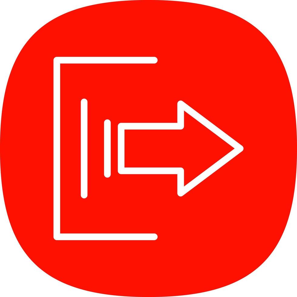 Logout Vector Icon Design
