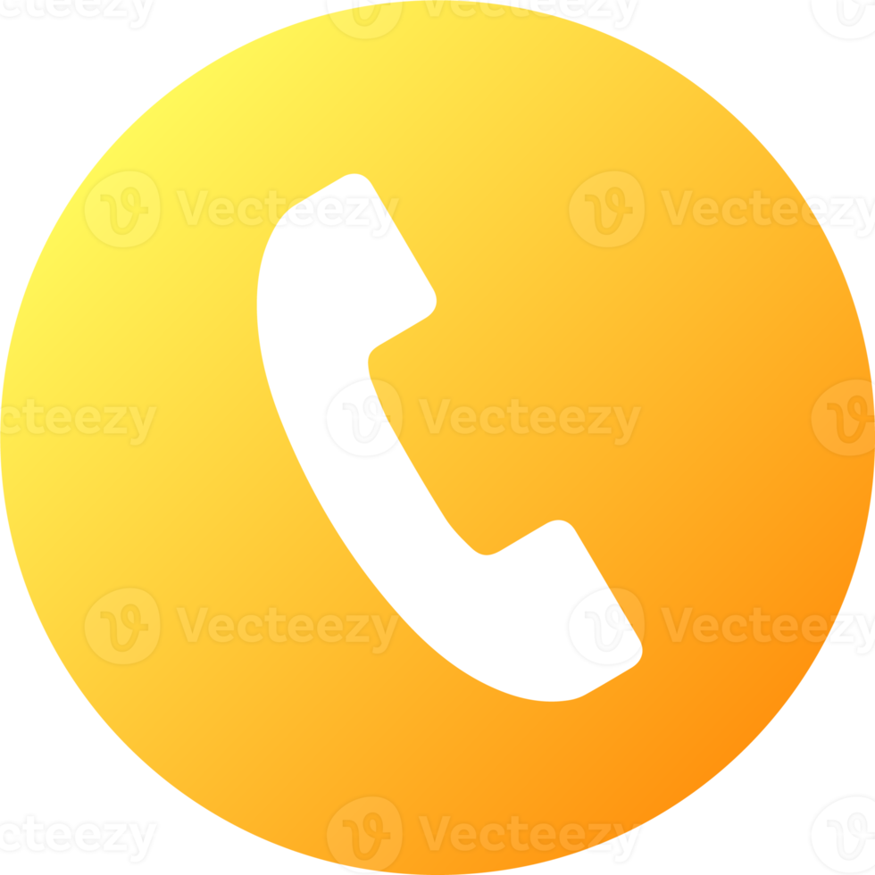 icône d'appel téléphonique dans un style design plat. illustration de signes téléphoniques. png