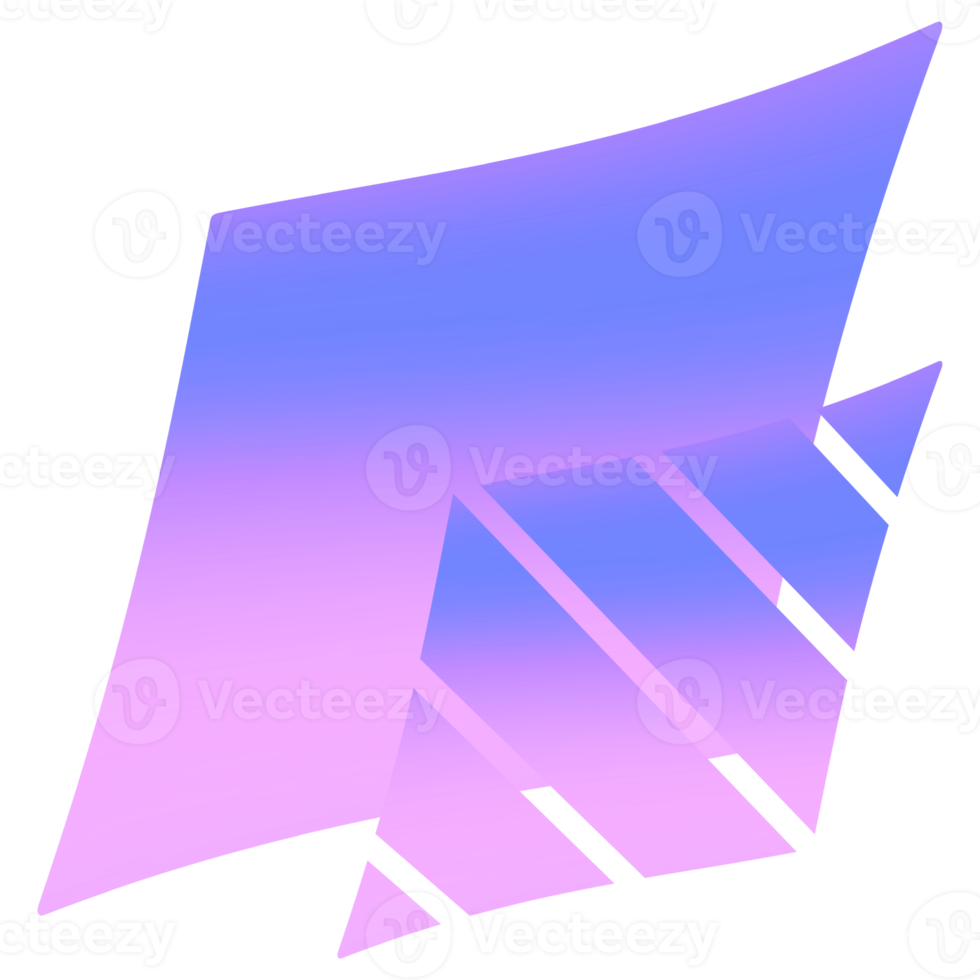 The blue gradient label png