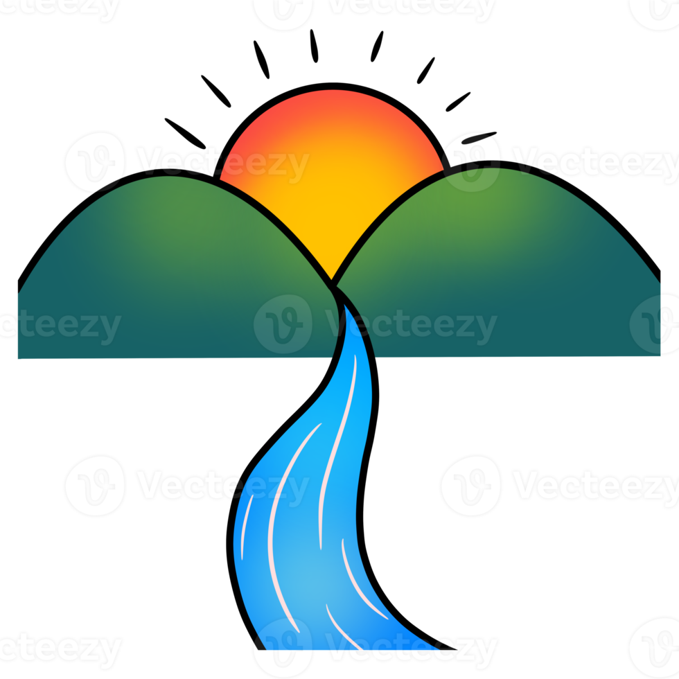 vackert naturlandskap png