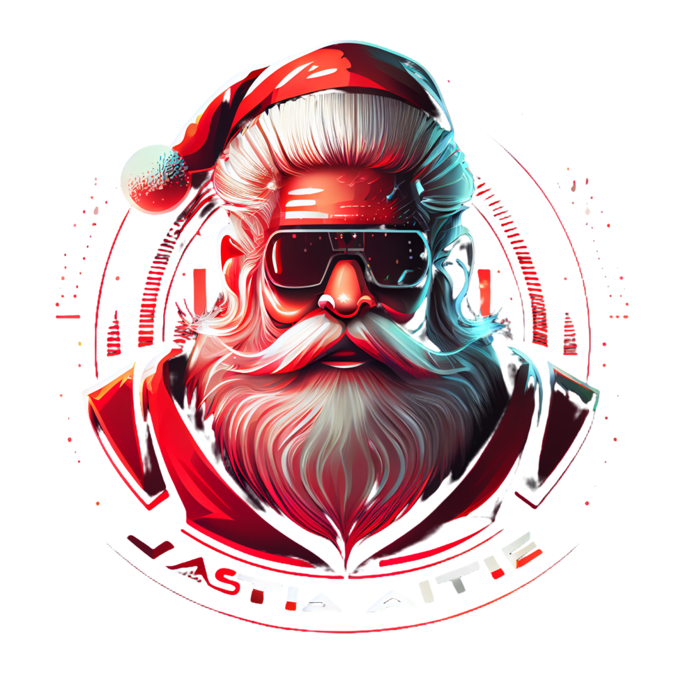 papai noel futurista png