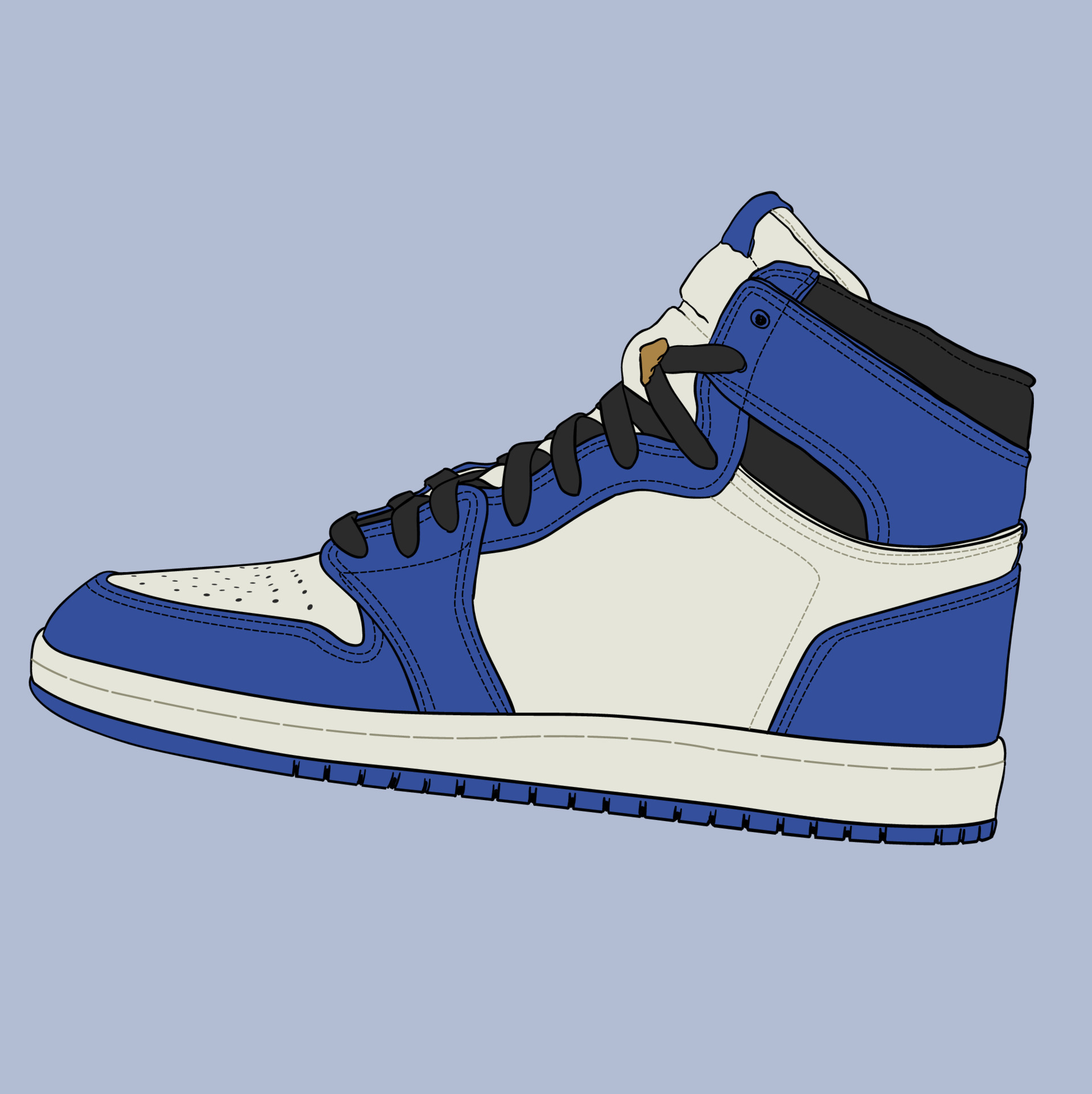 Cool Shoes for Playing Basketball 16416976 Vector Art at Vecteezy