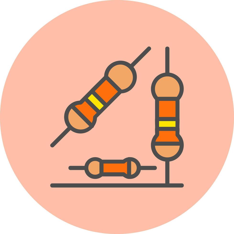 Resistor Vector Icon