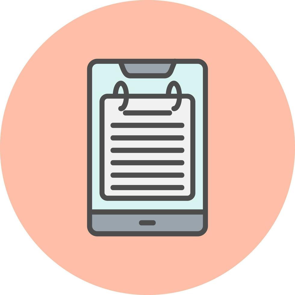 Notepad Vector Icon
