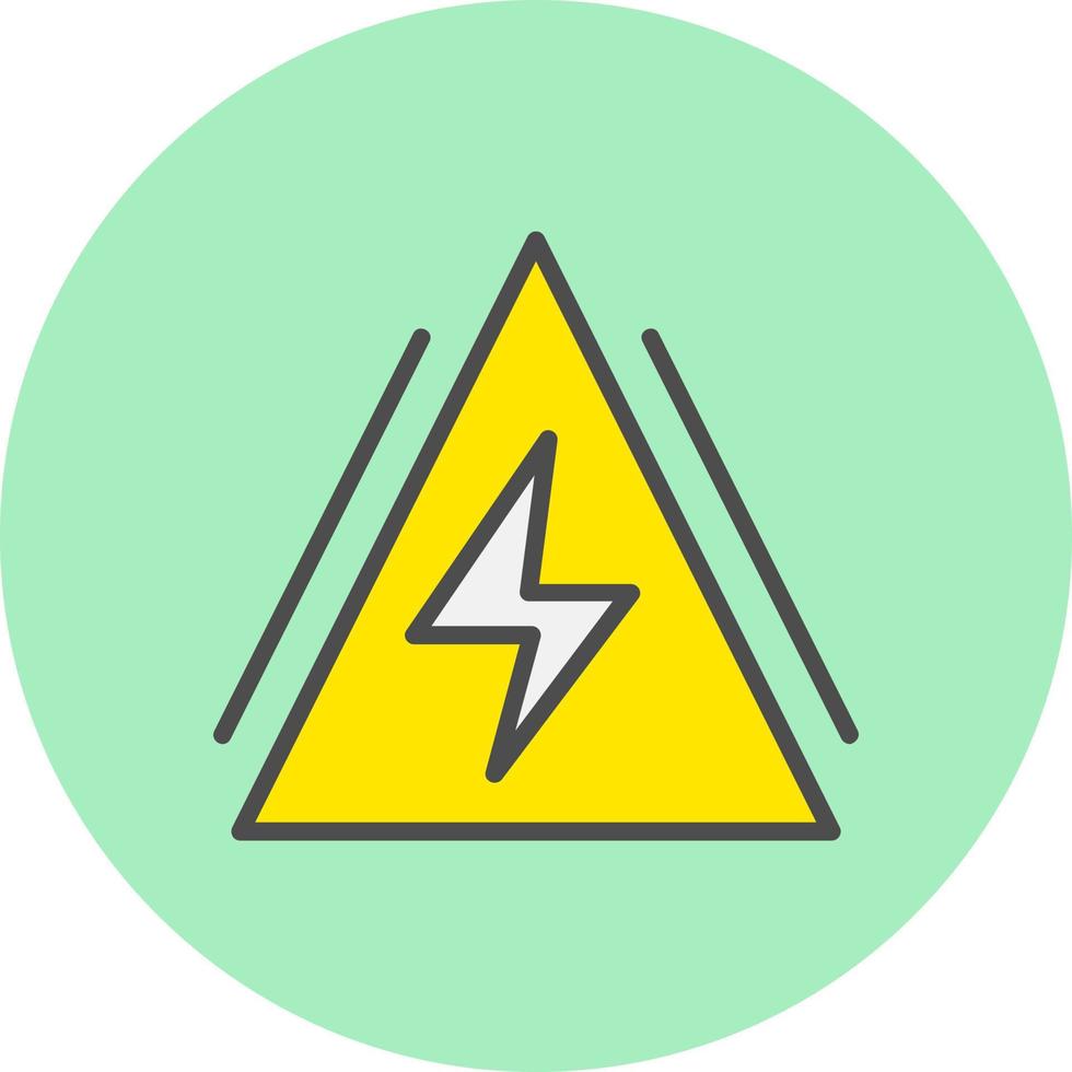 Electricity Sign Vector Icon