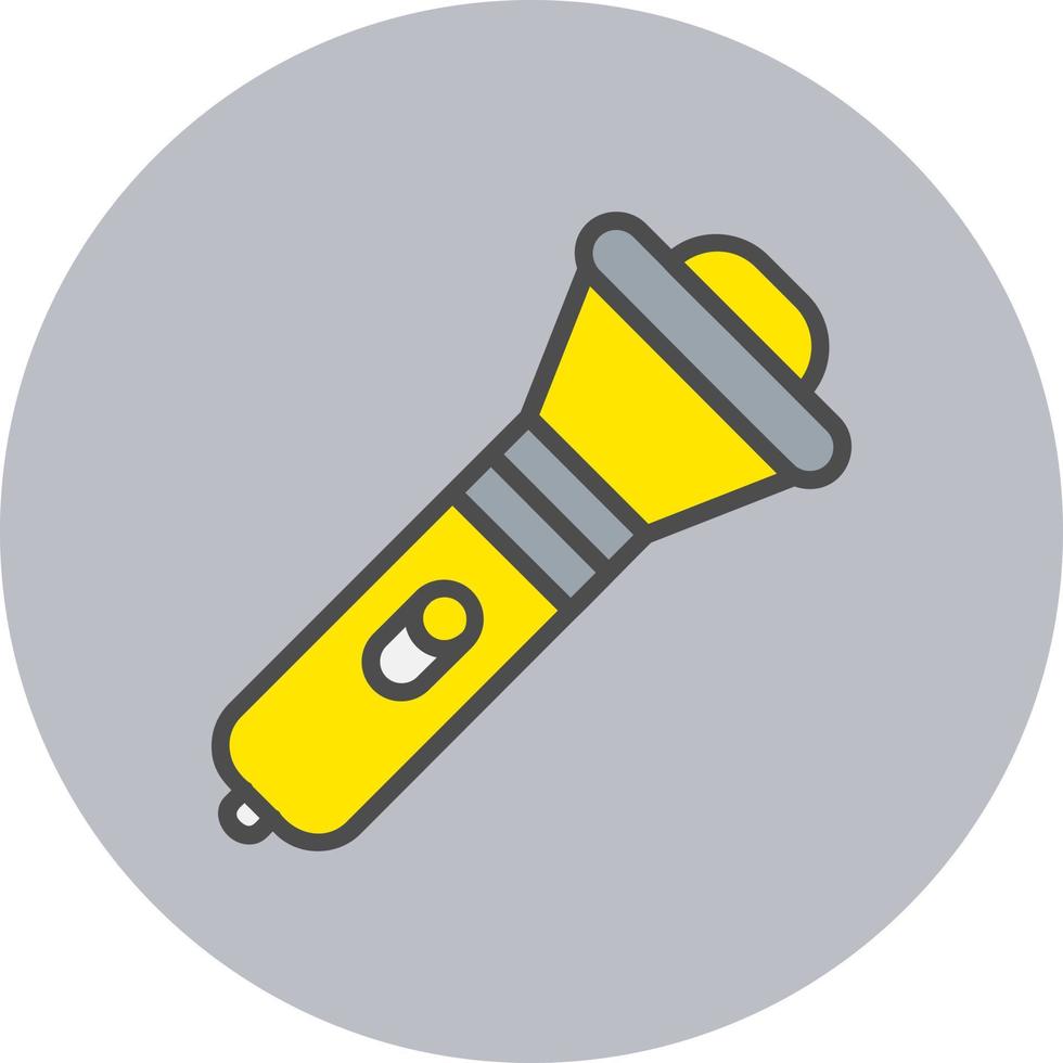 Flashlight Vector Icon