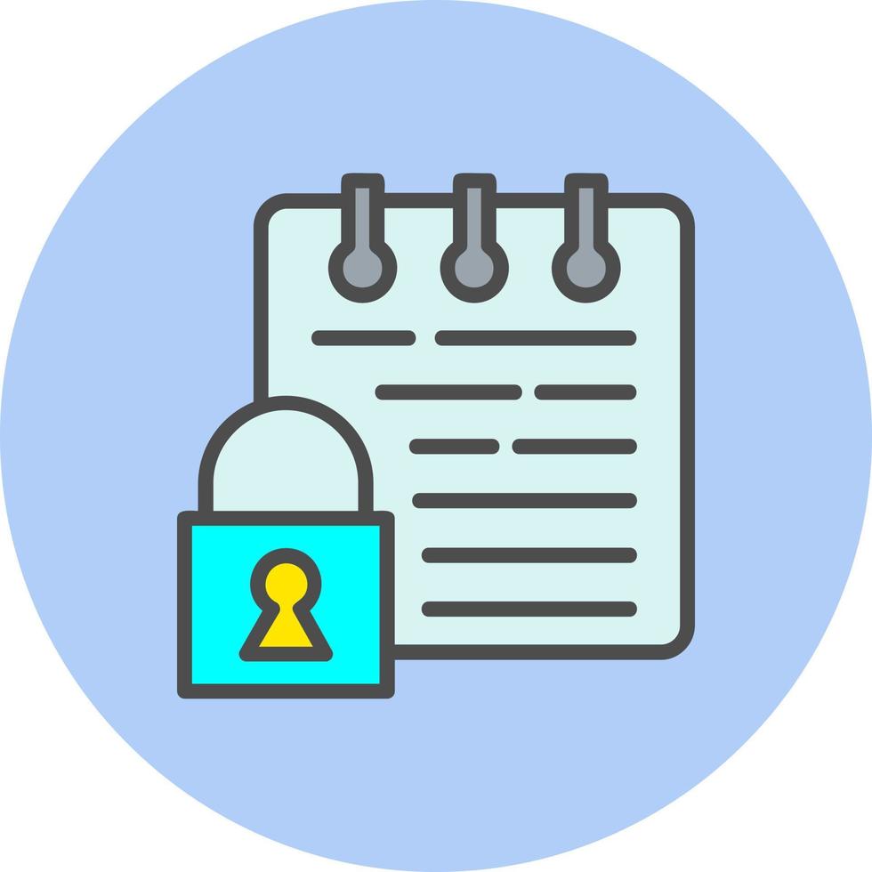 Notepad  Vector Icon