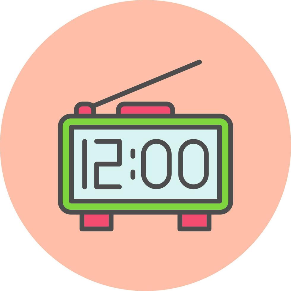 Digital clock Vector Icon