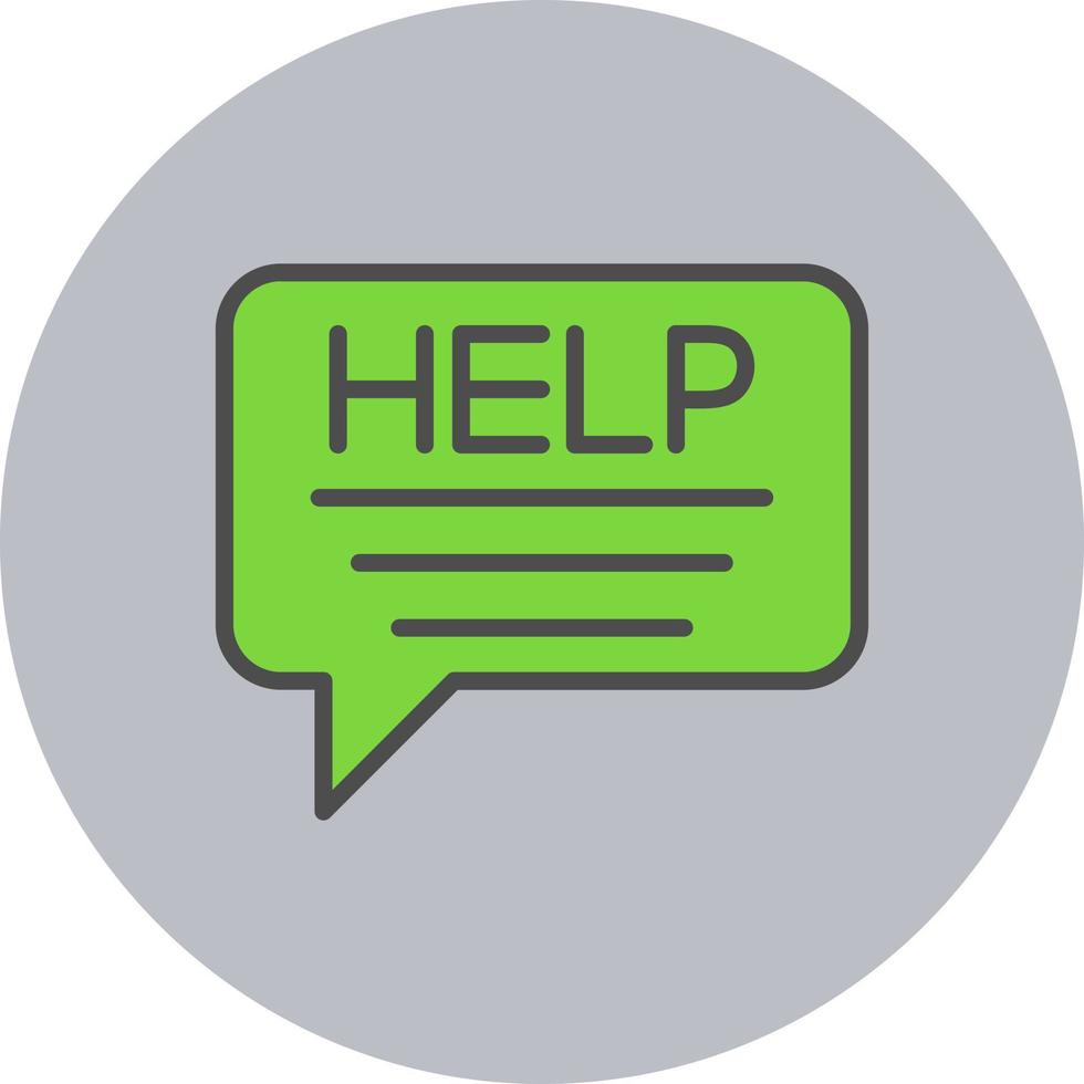 Ask For Help Vector Icon