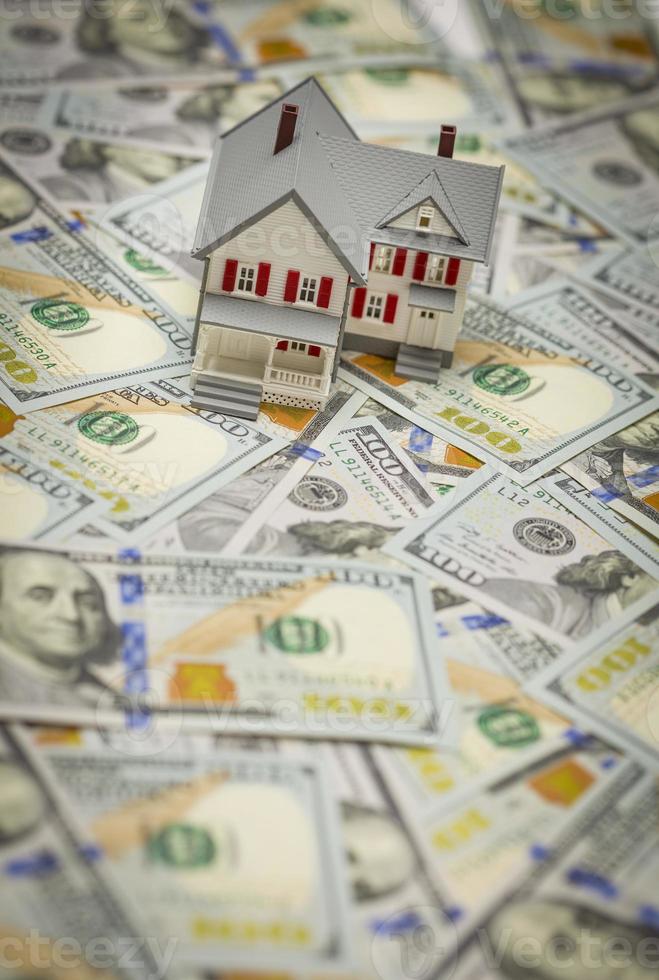 Small House on Newly Designed One Hundred Dollar Bills photo