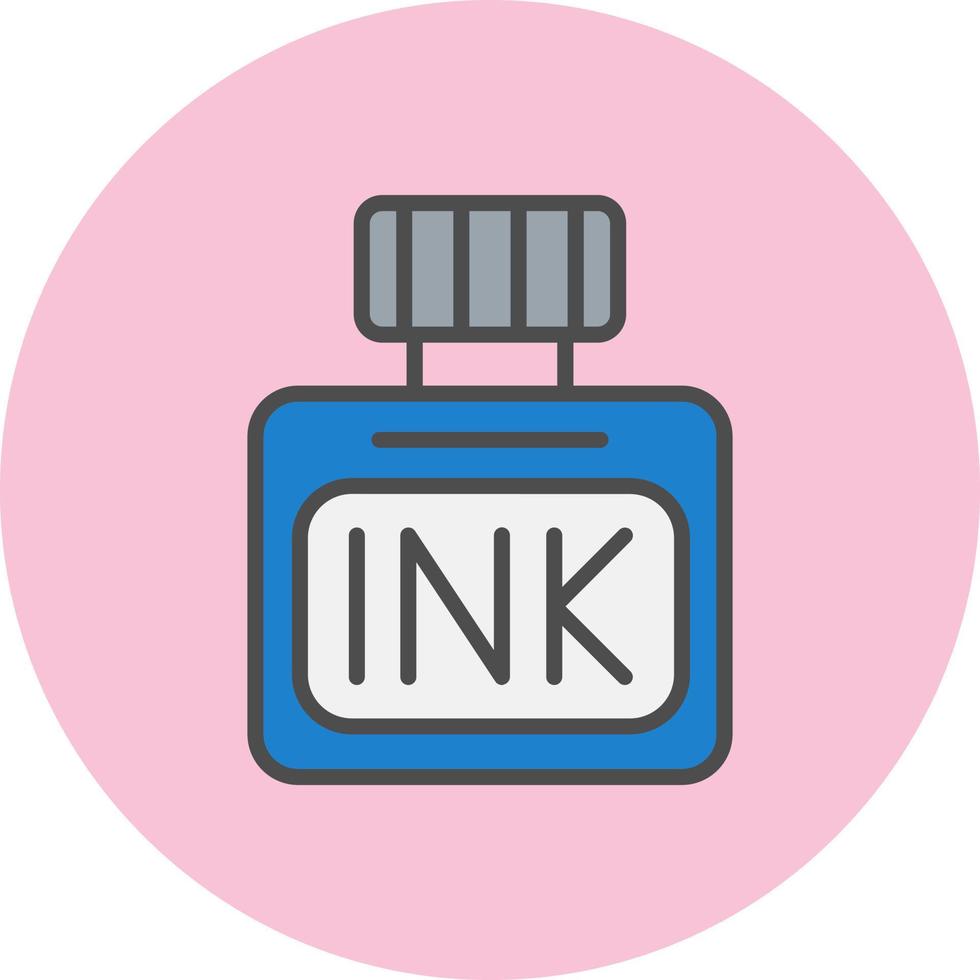 Ink Bottle Vector Icon