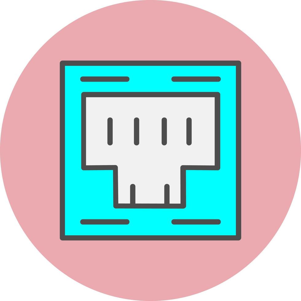 icono de vector rj45