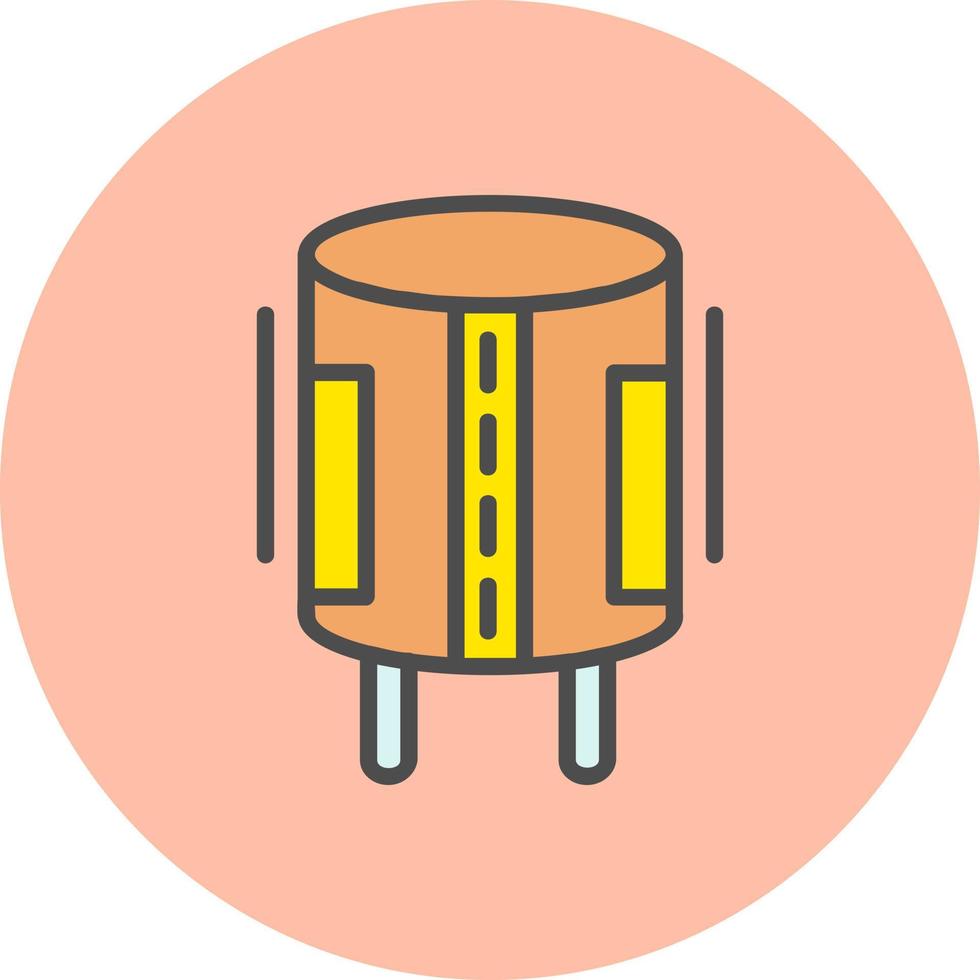 Capacitor Vector Icon