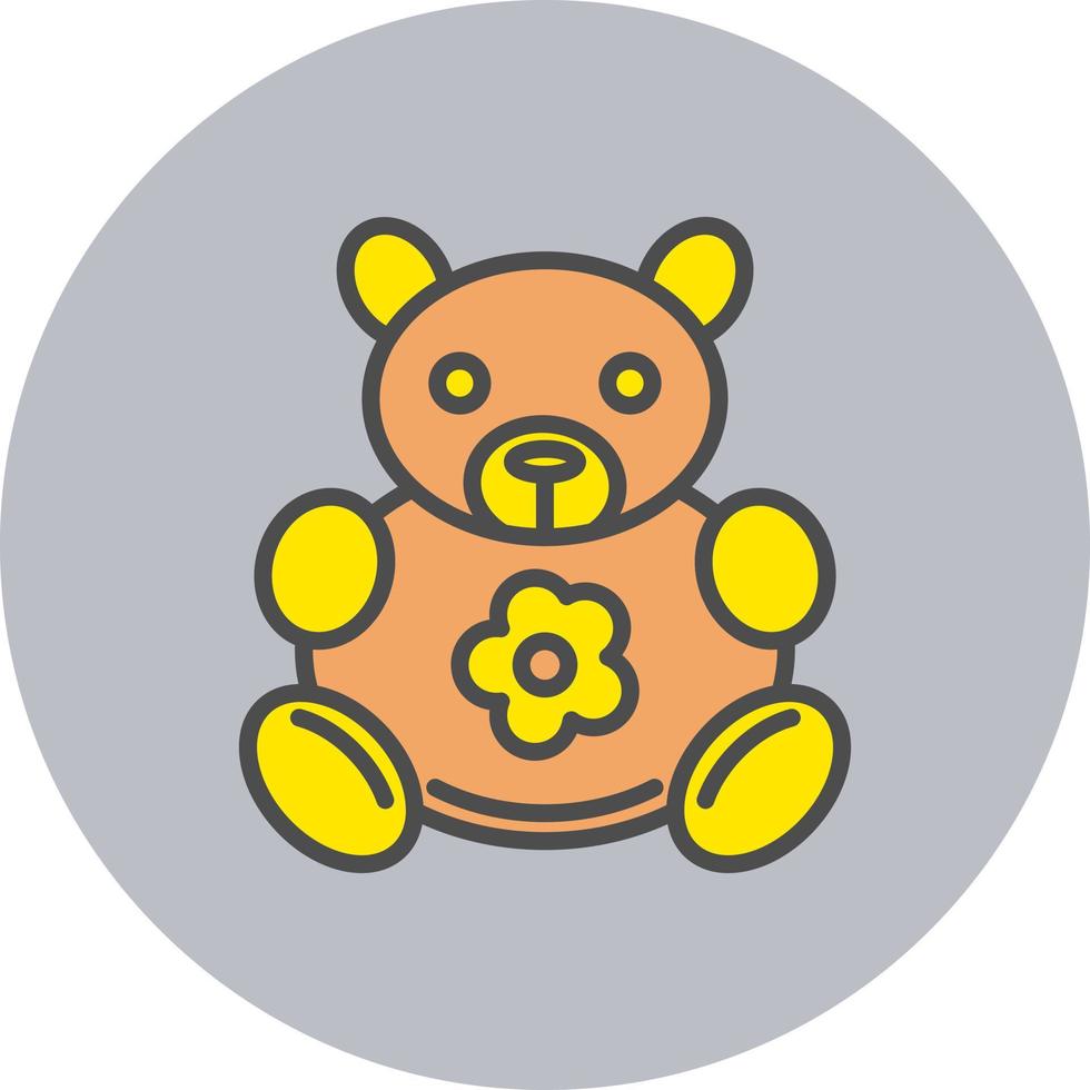 Teddy Bear Vector Icon