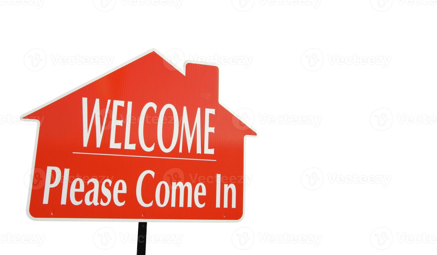 Welcome, Please Come In Sign photo