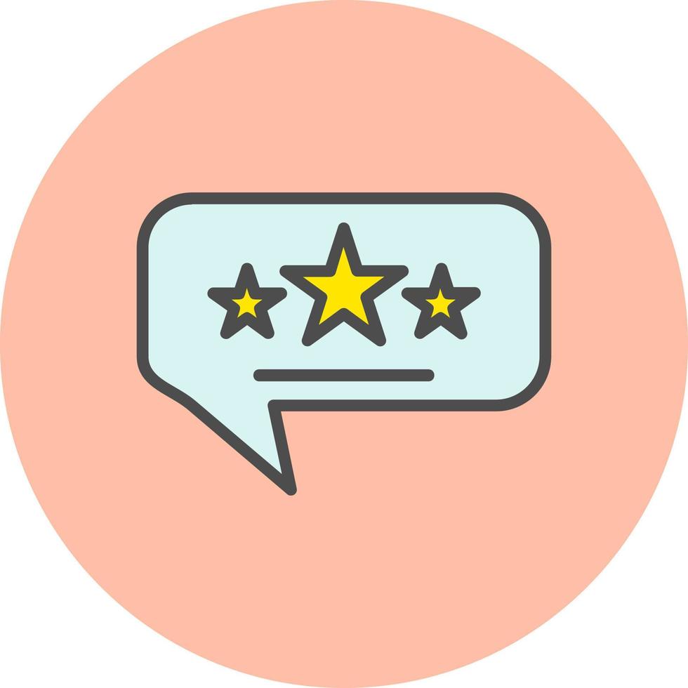 Rating Icon Design vector