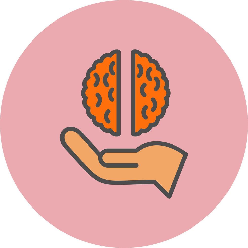 Brain Vector Icon Design