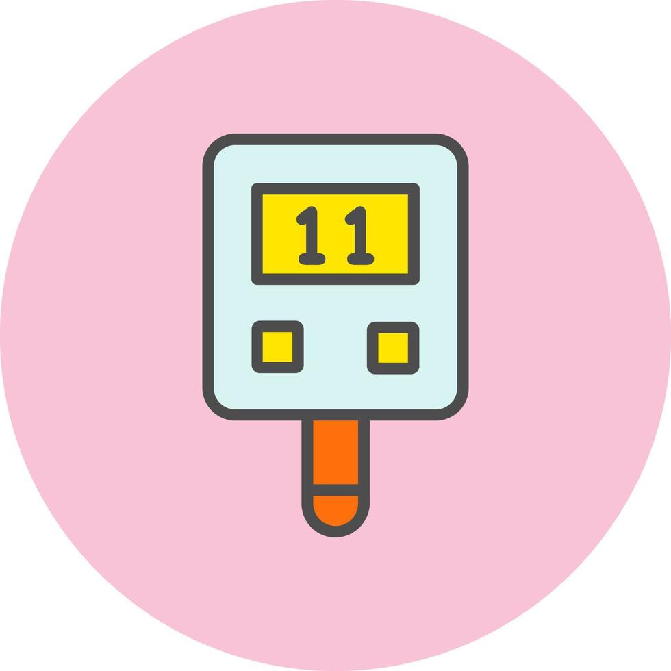 Glucometer Vector Icon Design