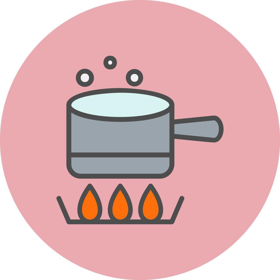 Boiling Vector Icon Design