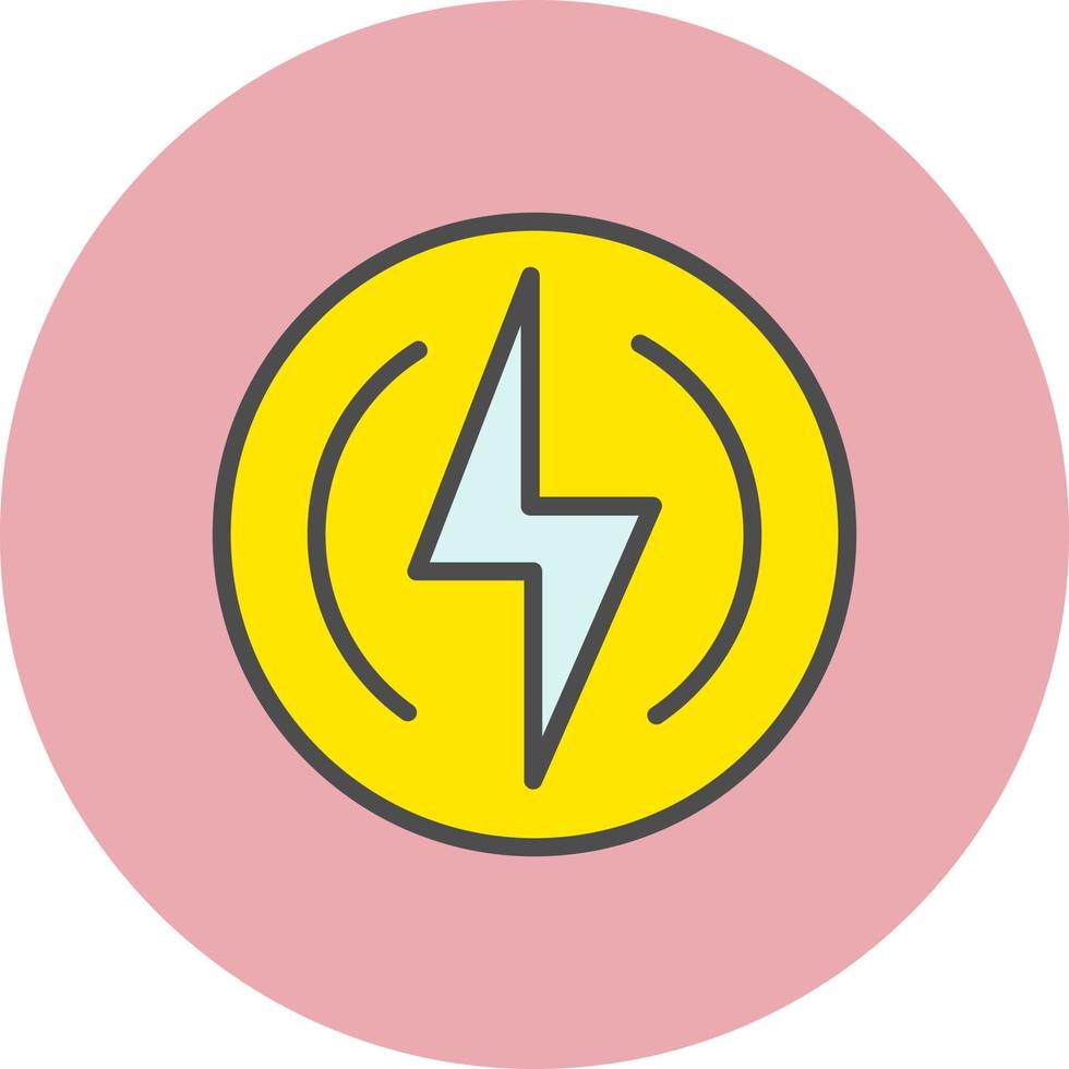 diseño de icono de vector de luz de flash