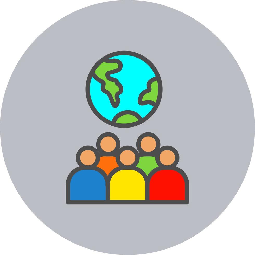 Over population Vector Icon Design