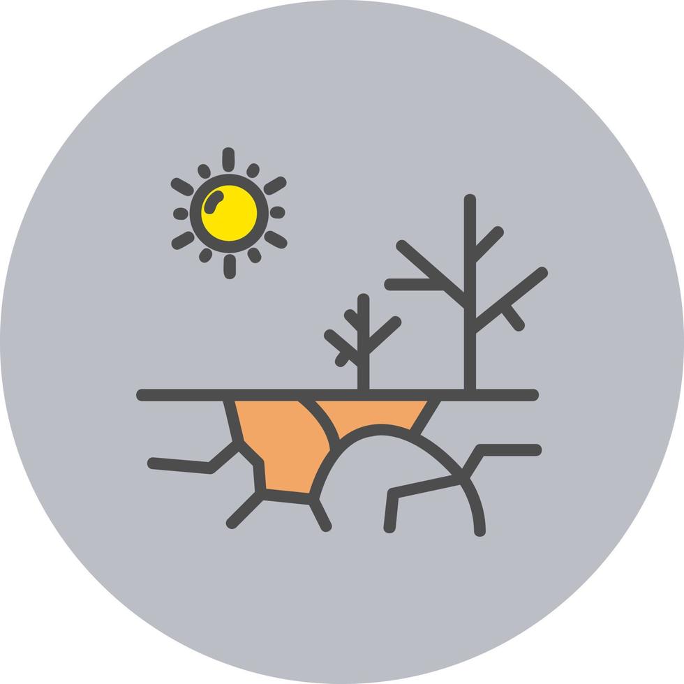 Drought Vector Icon Design