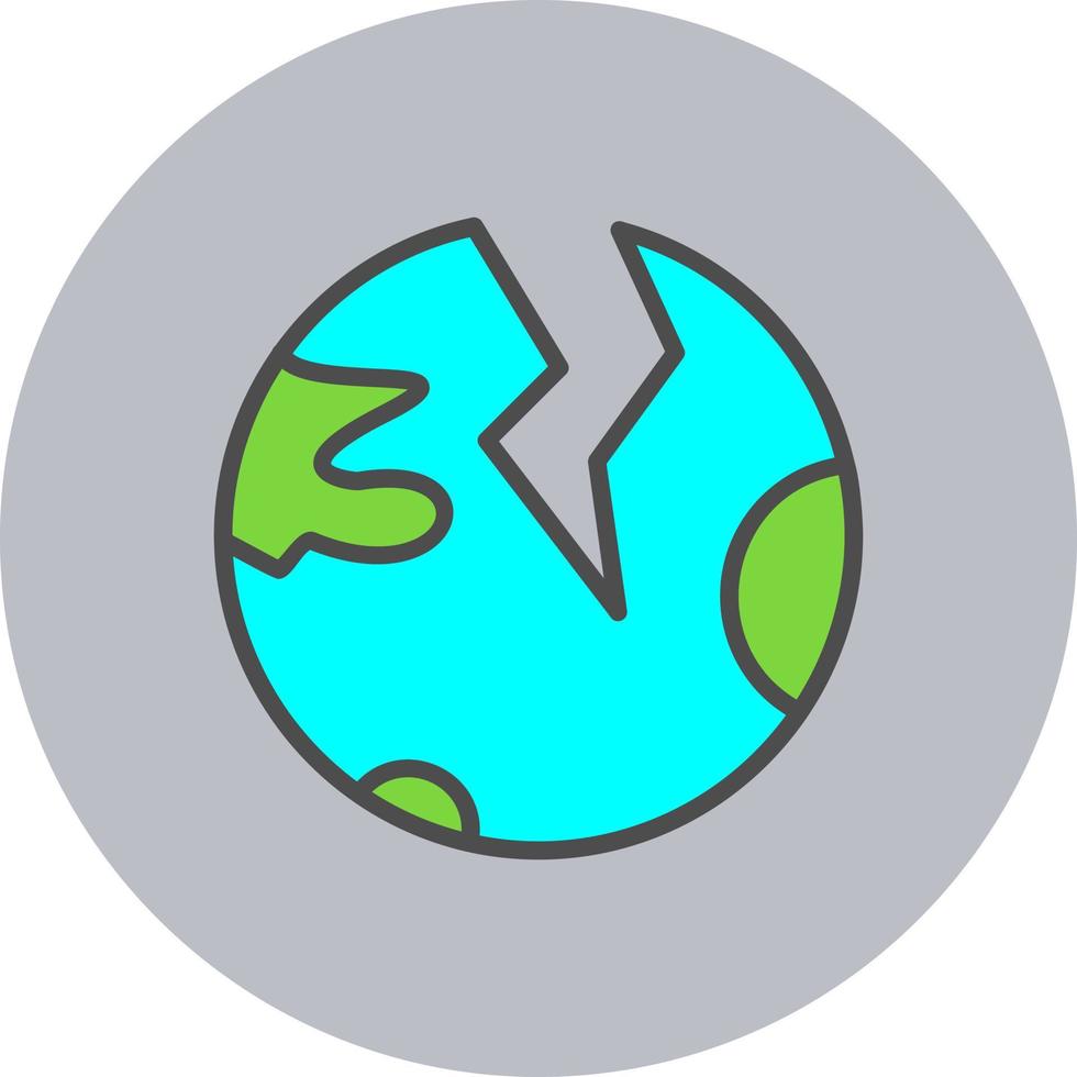 Earthquake Vector Icon Design