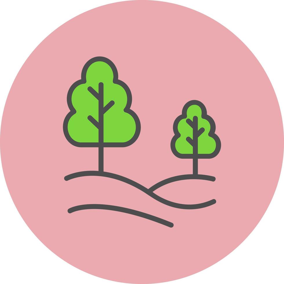 Forest Vector Icon Design