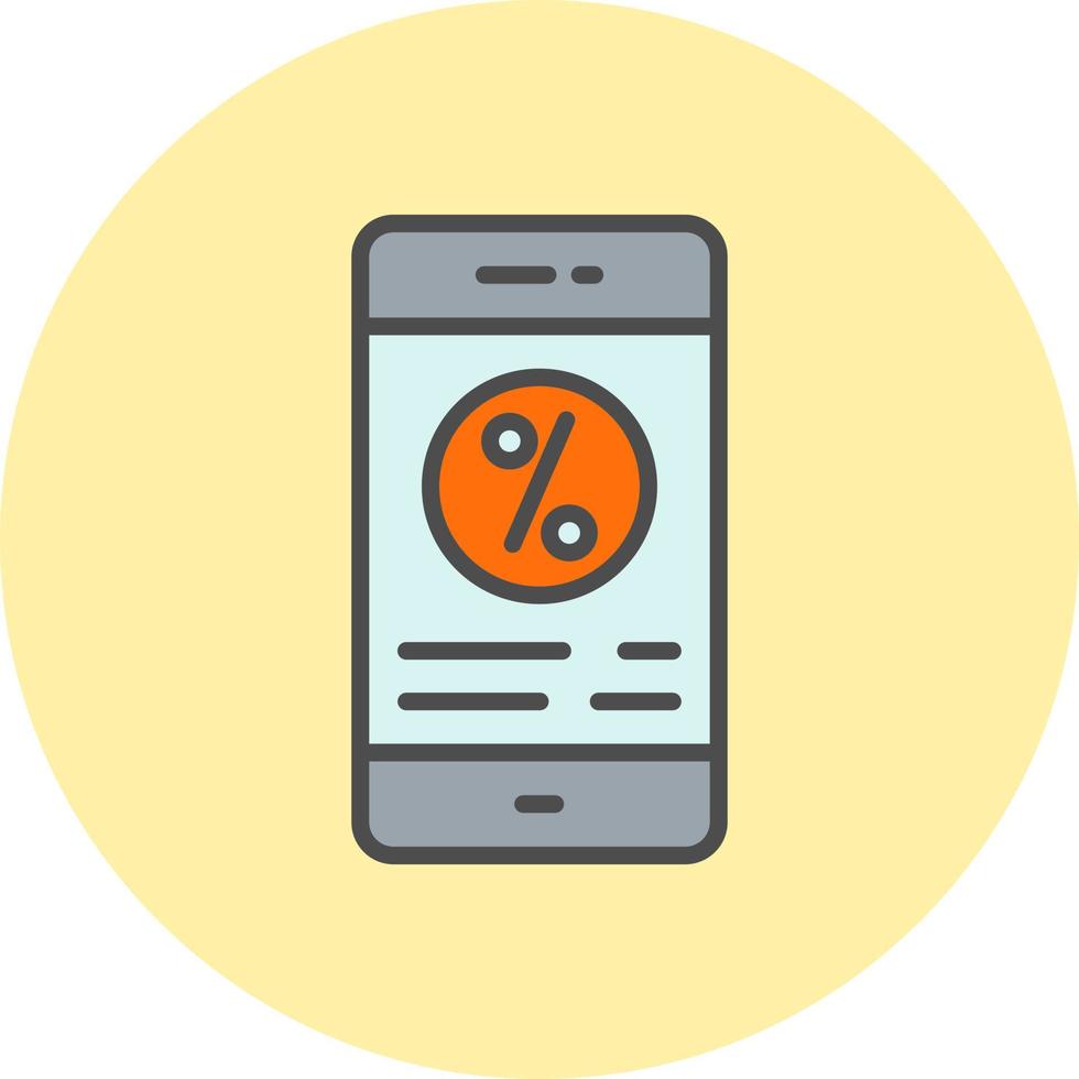 Interest Rate Vector  Icon