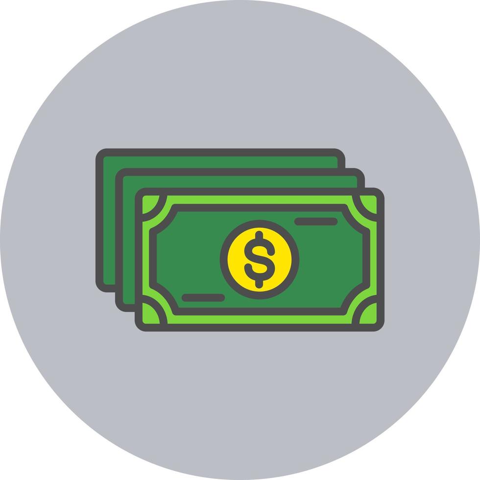 Cash Vector  Icon