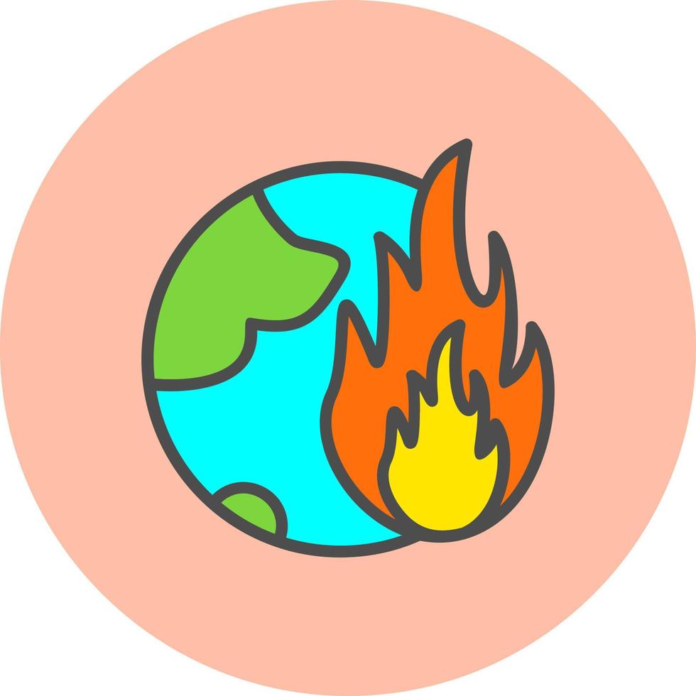 diseño de icono de vector de cambio climático