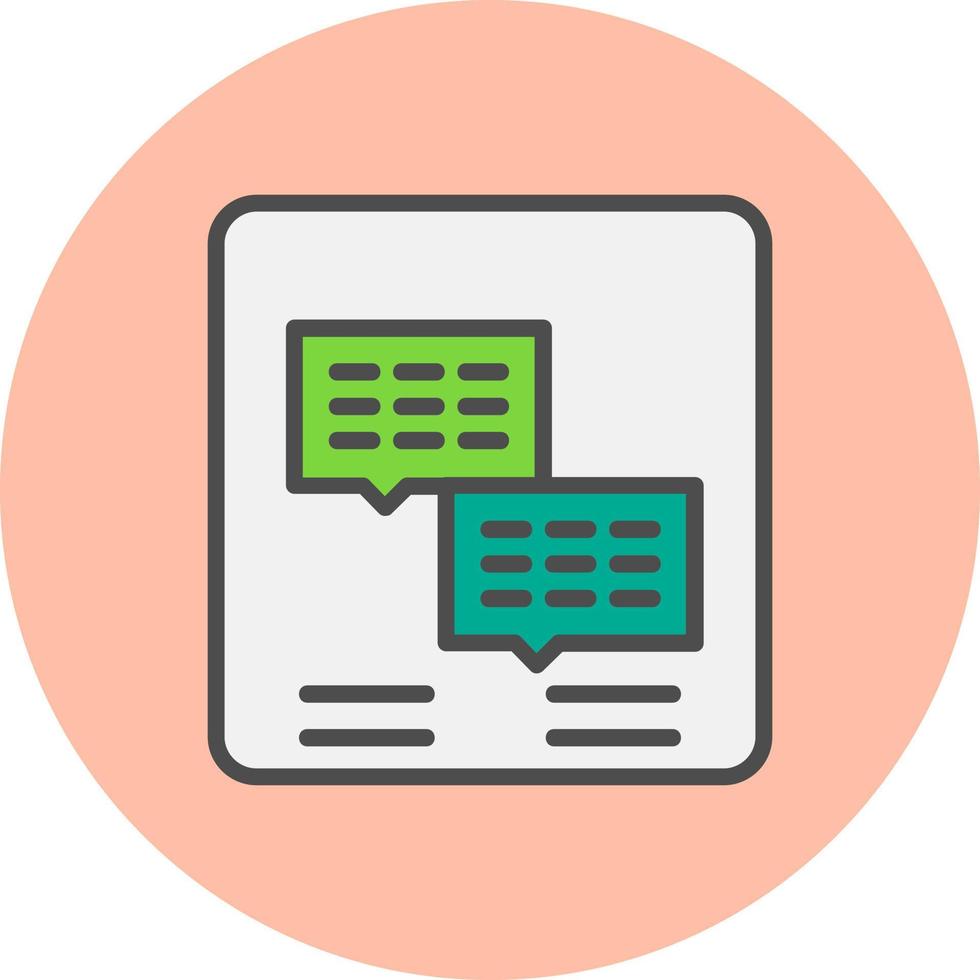 Comments Vector  Icon